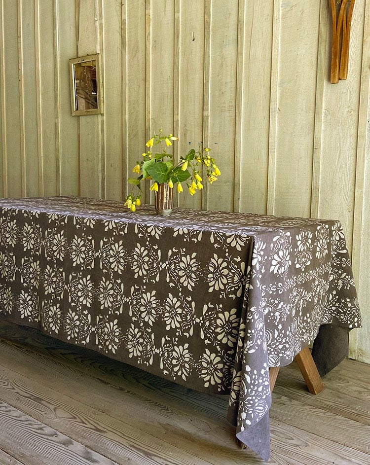 Thistle Kashish Hand Block Printed Tablecloth