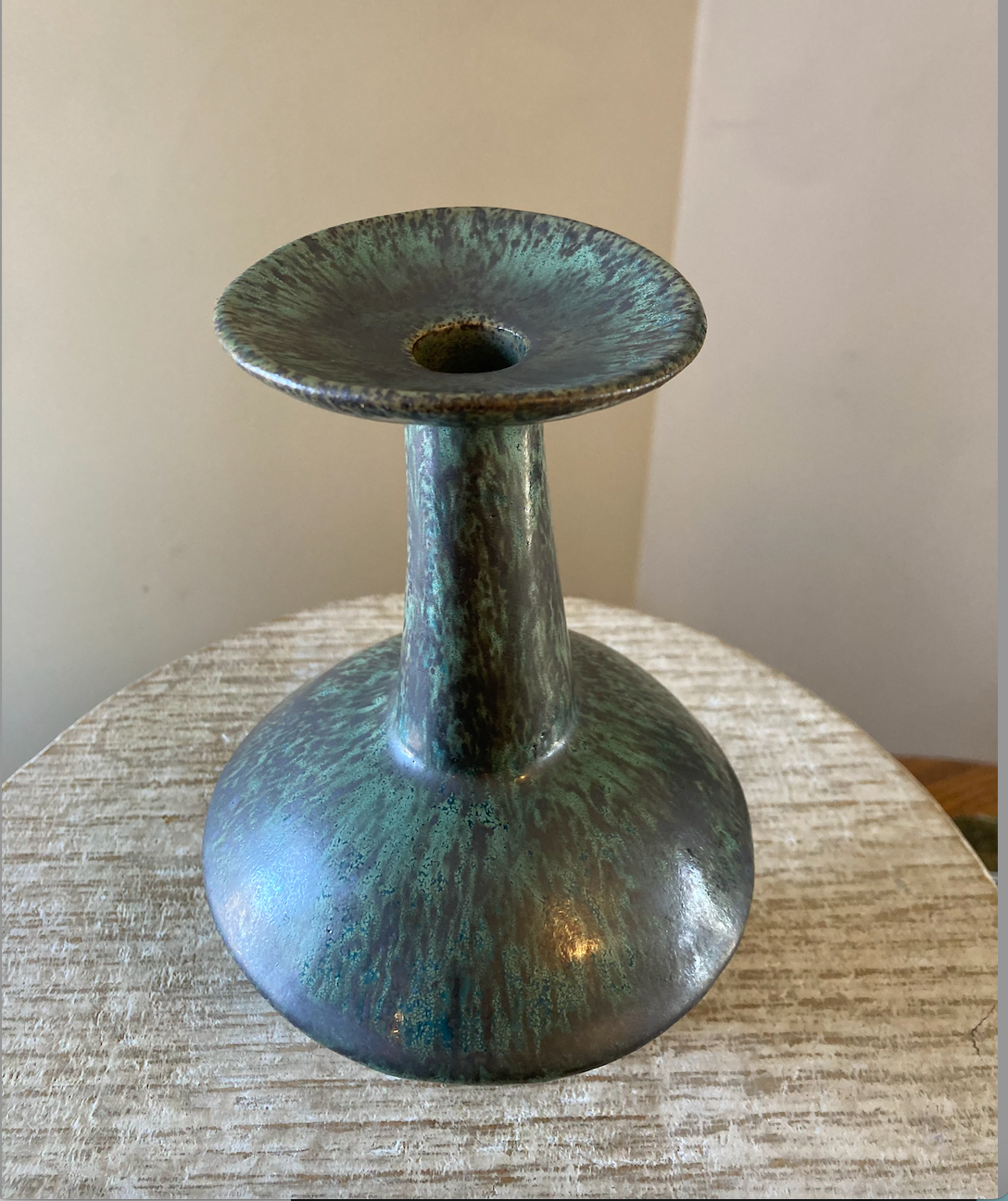 Claude Renaud HB Verdigris Top Vase