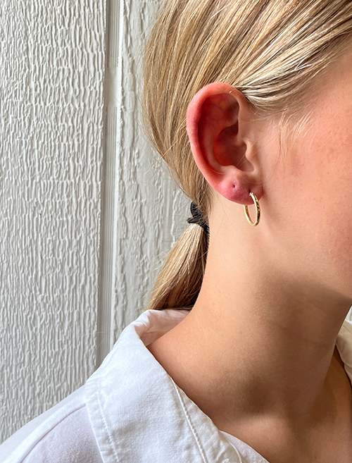 #18 Gold Hoop Earring