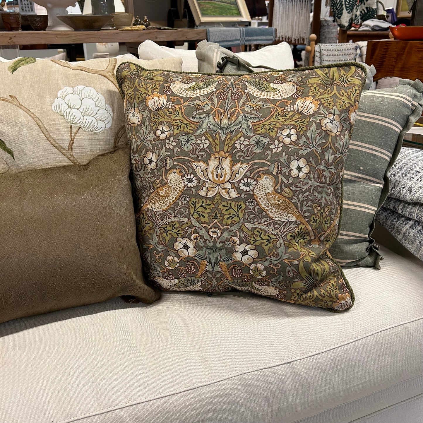 Rescued Textiles - Autumn Birds