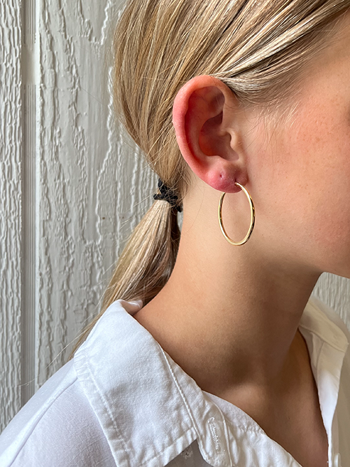 #27 Gold Hoop Earring