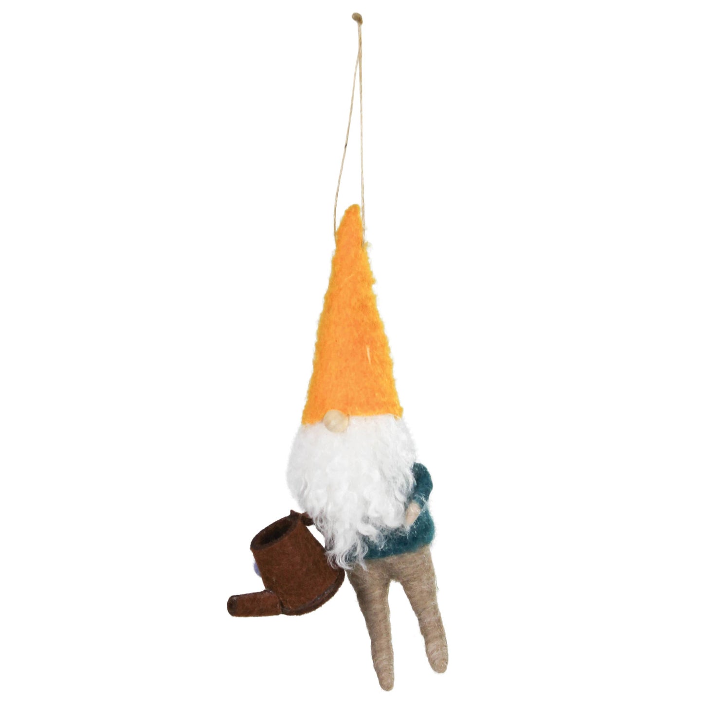 Felt Garden Gnome Ornaments - Set of 3