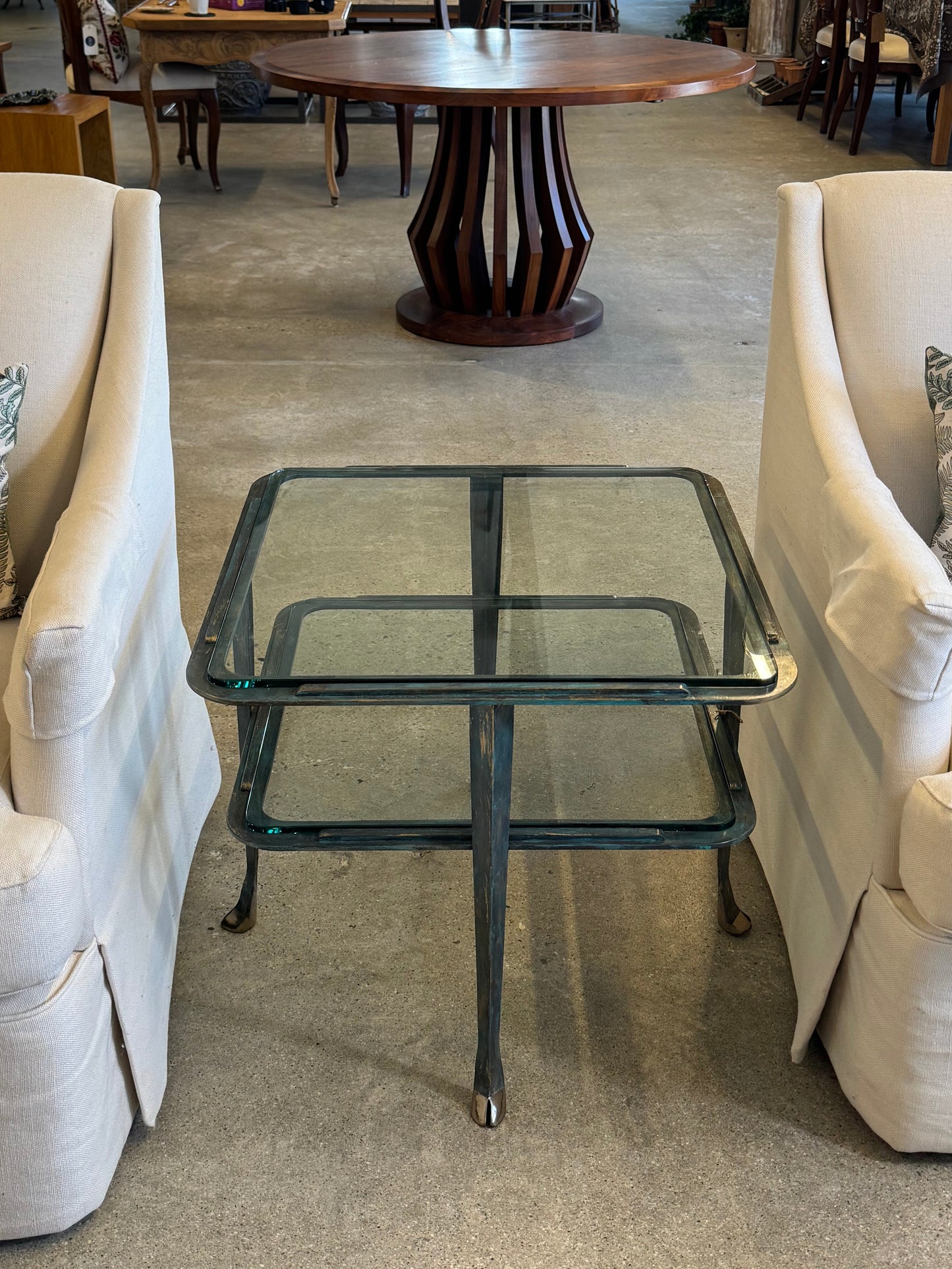 Glass Top Coffee Table