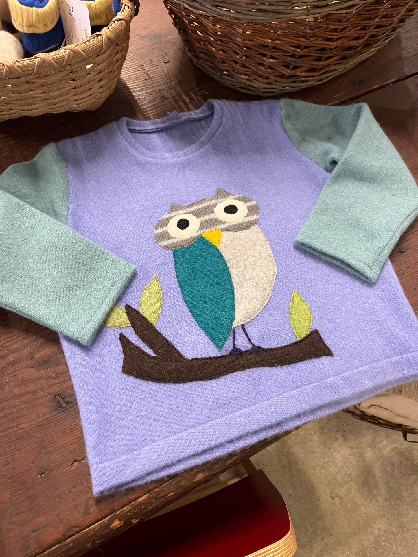 Repurposed Cashmere Children's Sweater - 3T