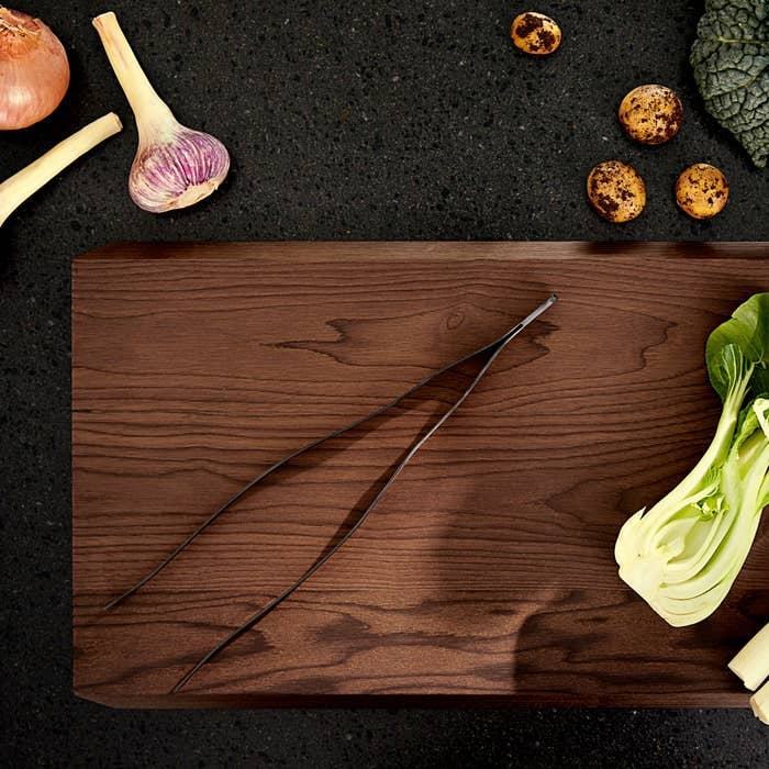 Black Stainless Steel Kitchen Tweezer Tongs