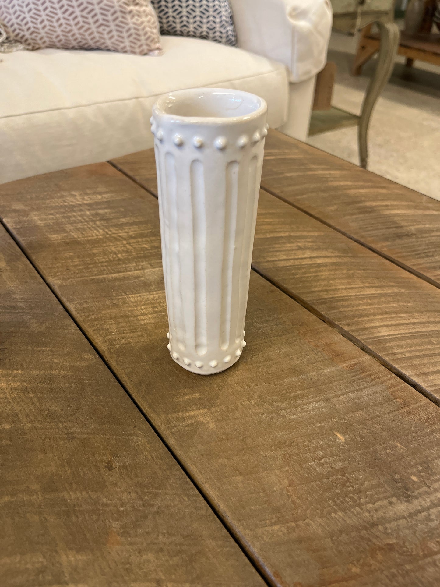 Striped and Dotted Vase