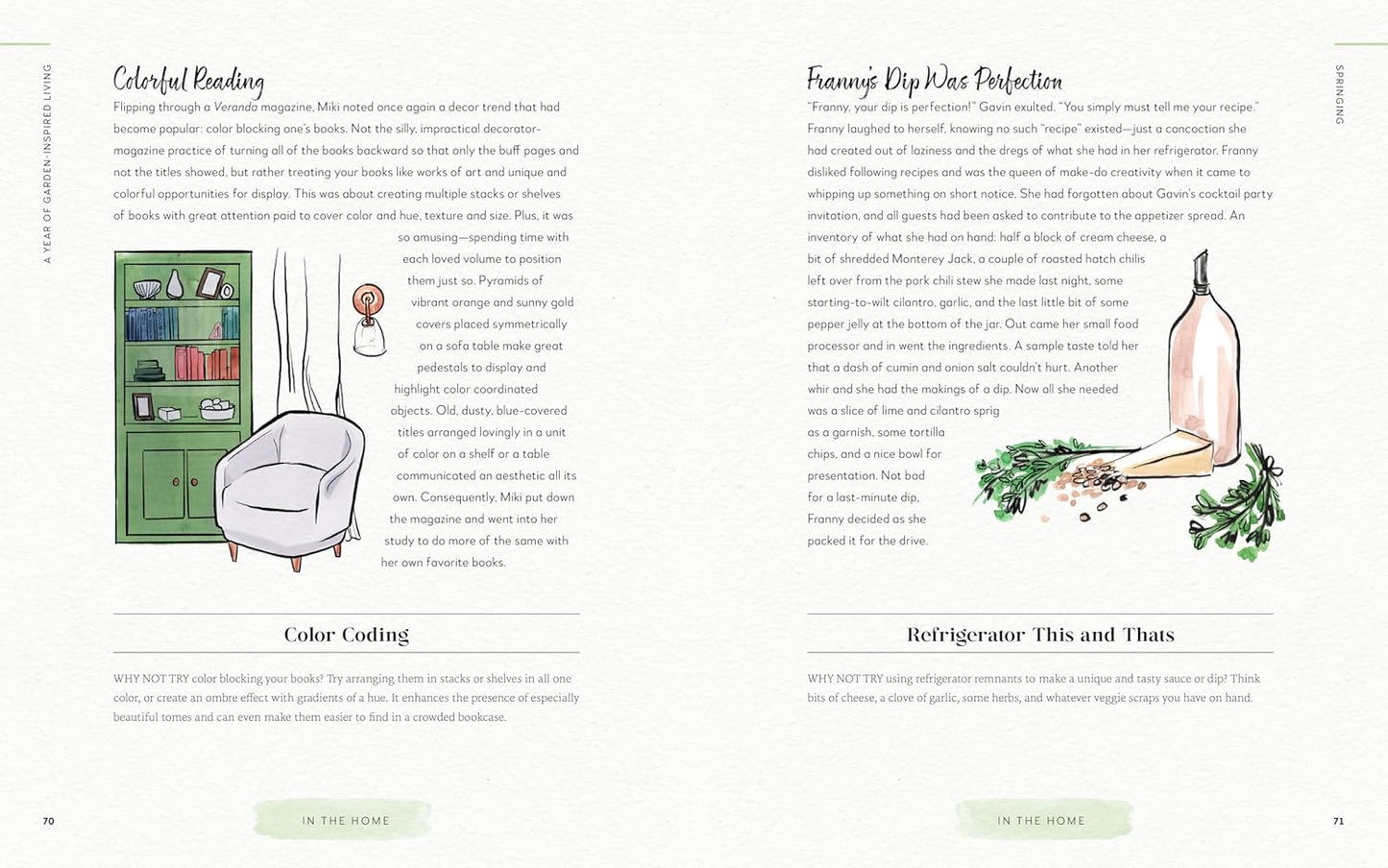 A Year of Garden-Inpired Living by Linda Vater