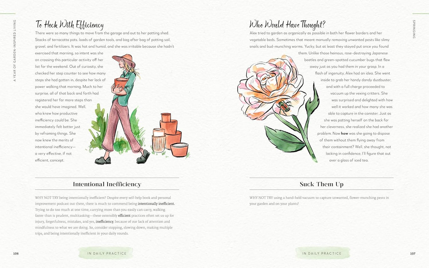 A Year of Garden-Inpired Living by Linda Vater