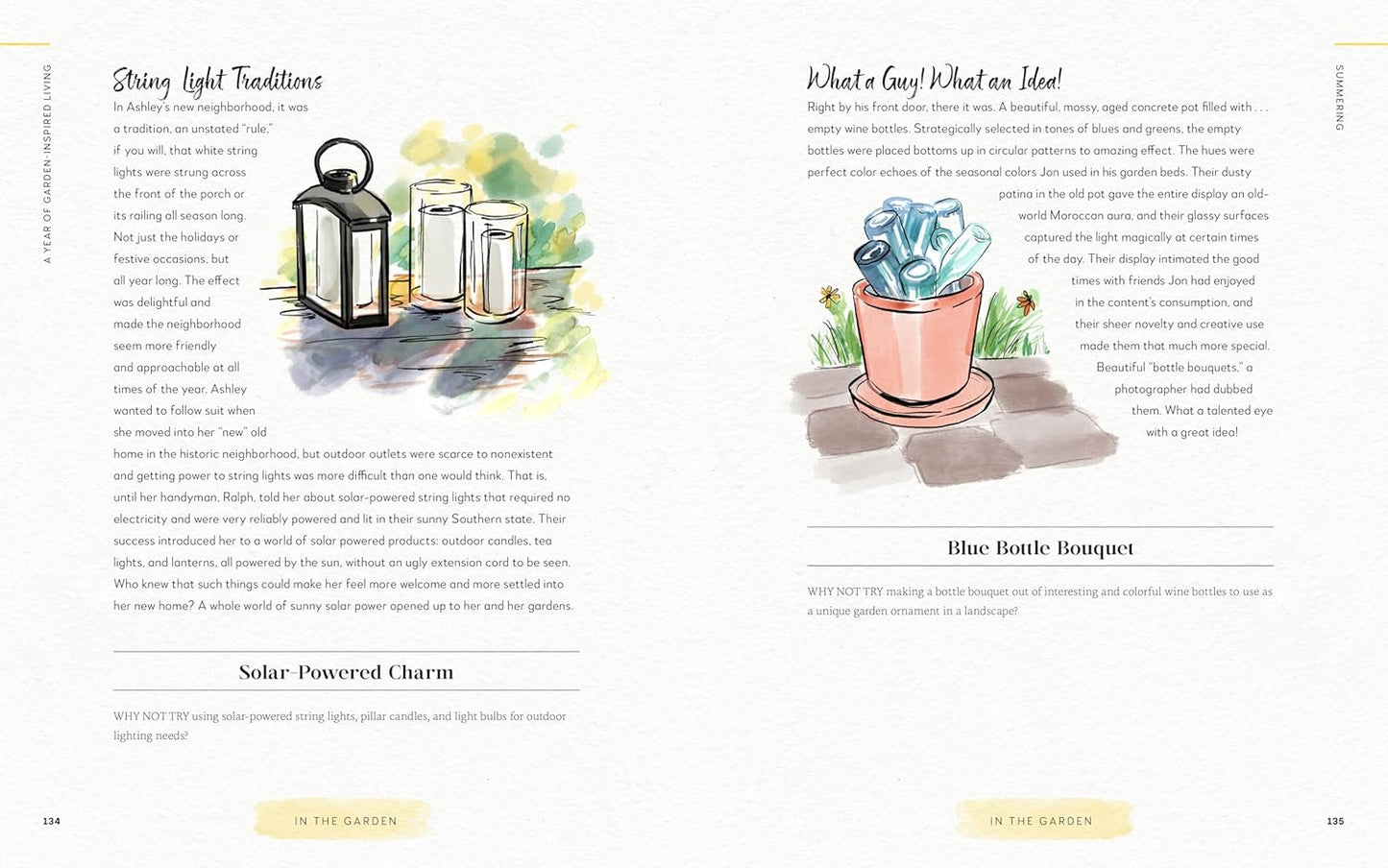 A Year of Garden-Inpired Living by Linda Vater