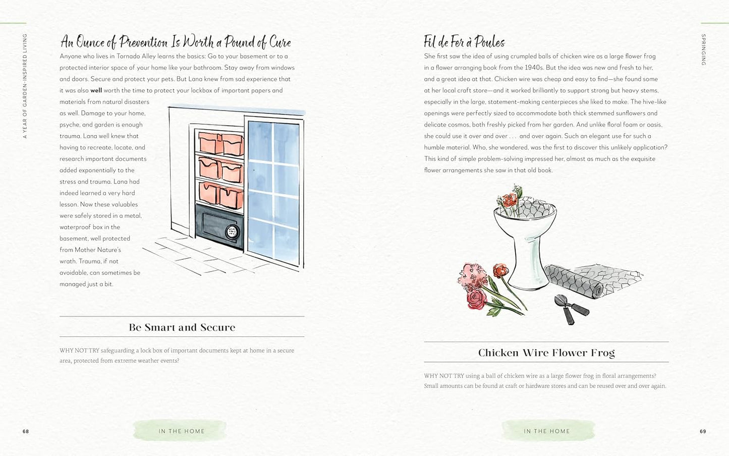 A Year of Garden-Inpired Living by Linda Vater
