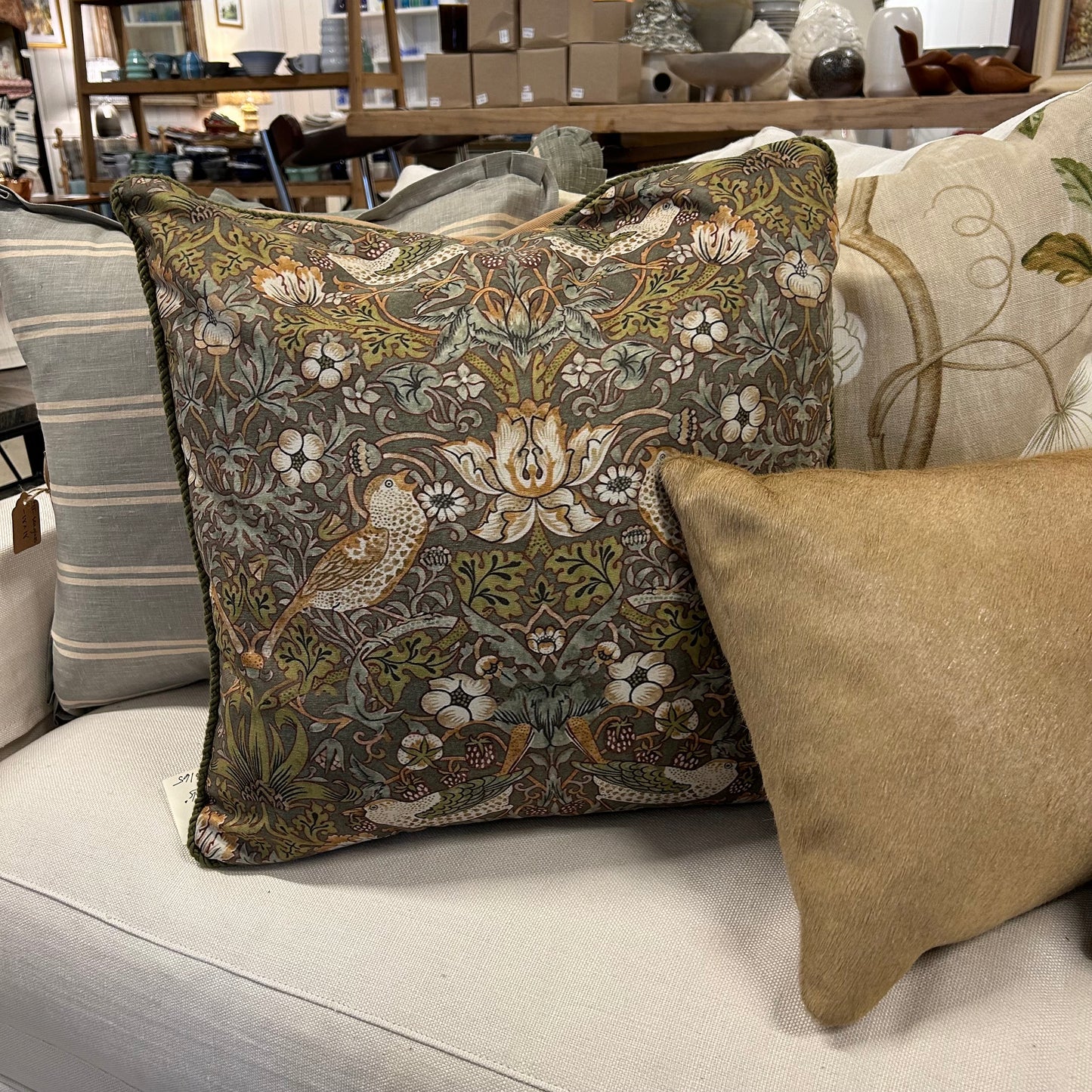 Rescued Textiles - Autumn Birds