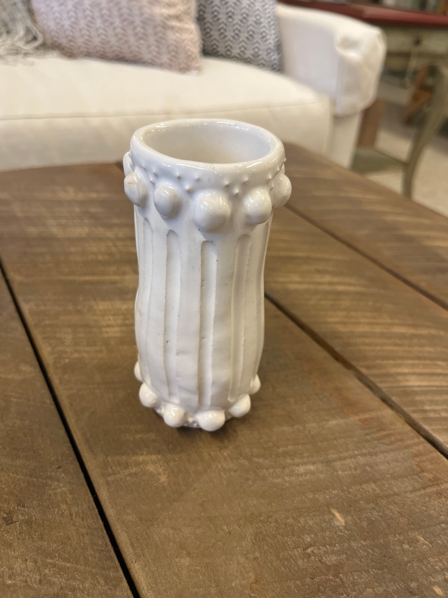 Striped and Dotted Vase - Small