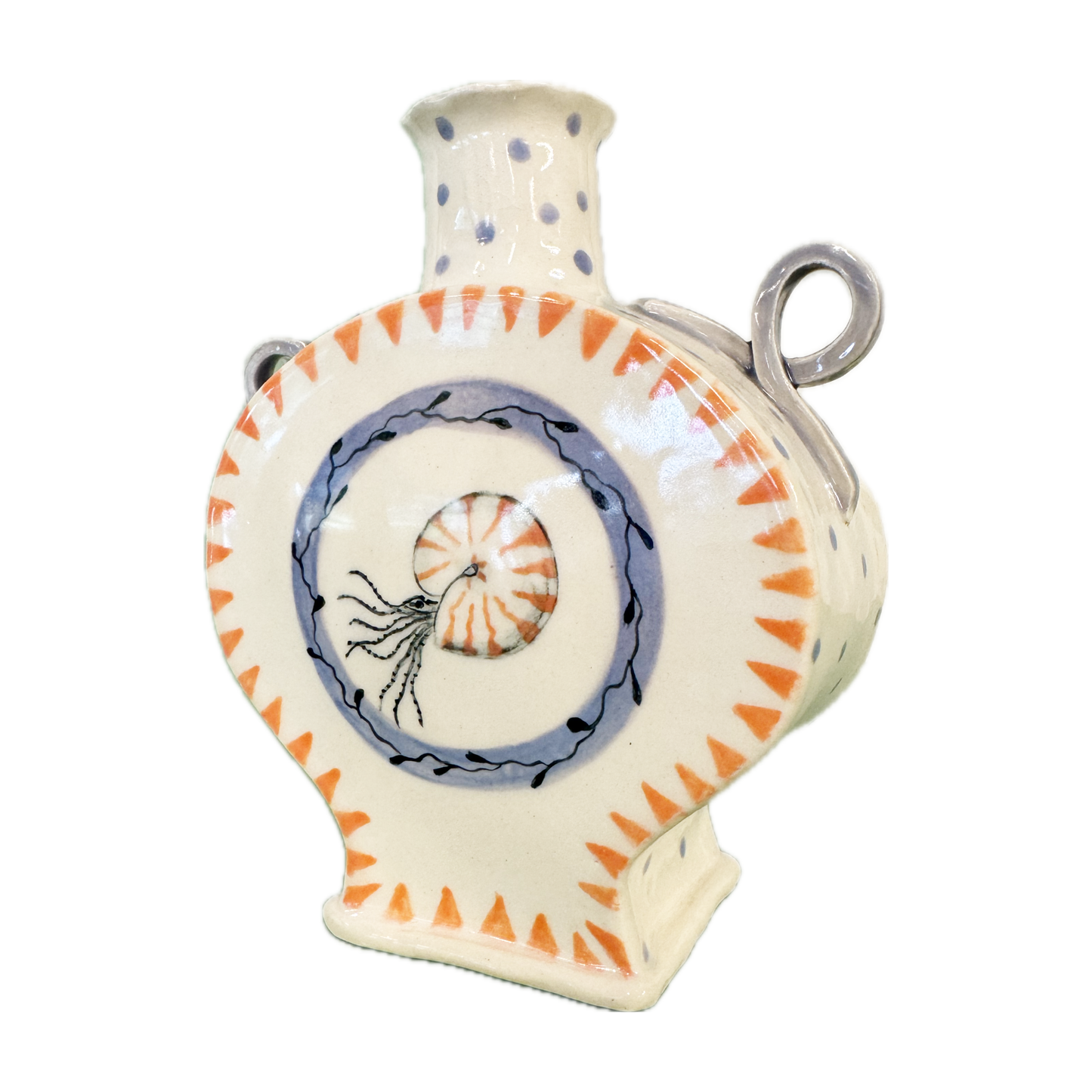 Ammonite Vase/Bottle