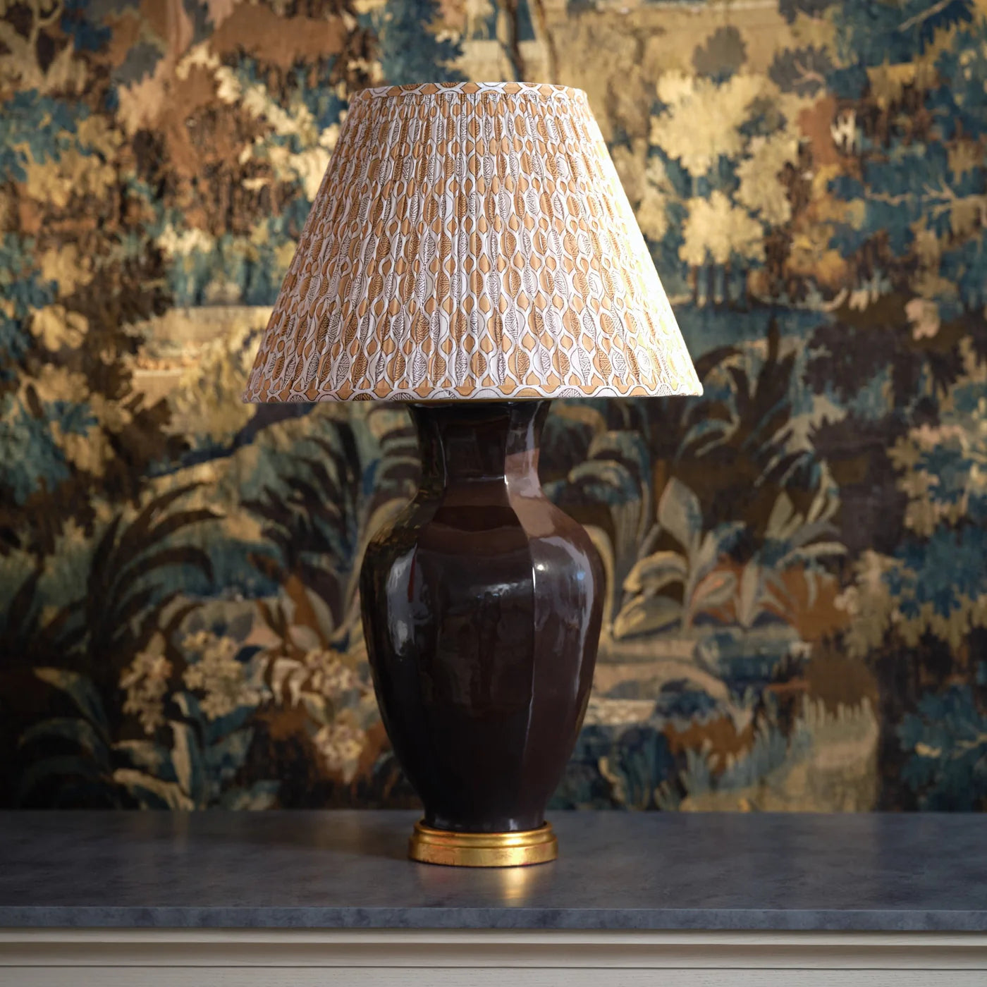 Lafayette Lampshade in Tan - small