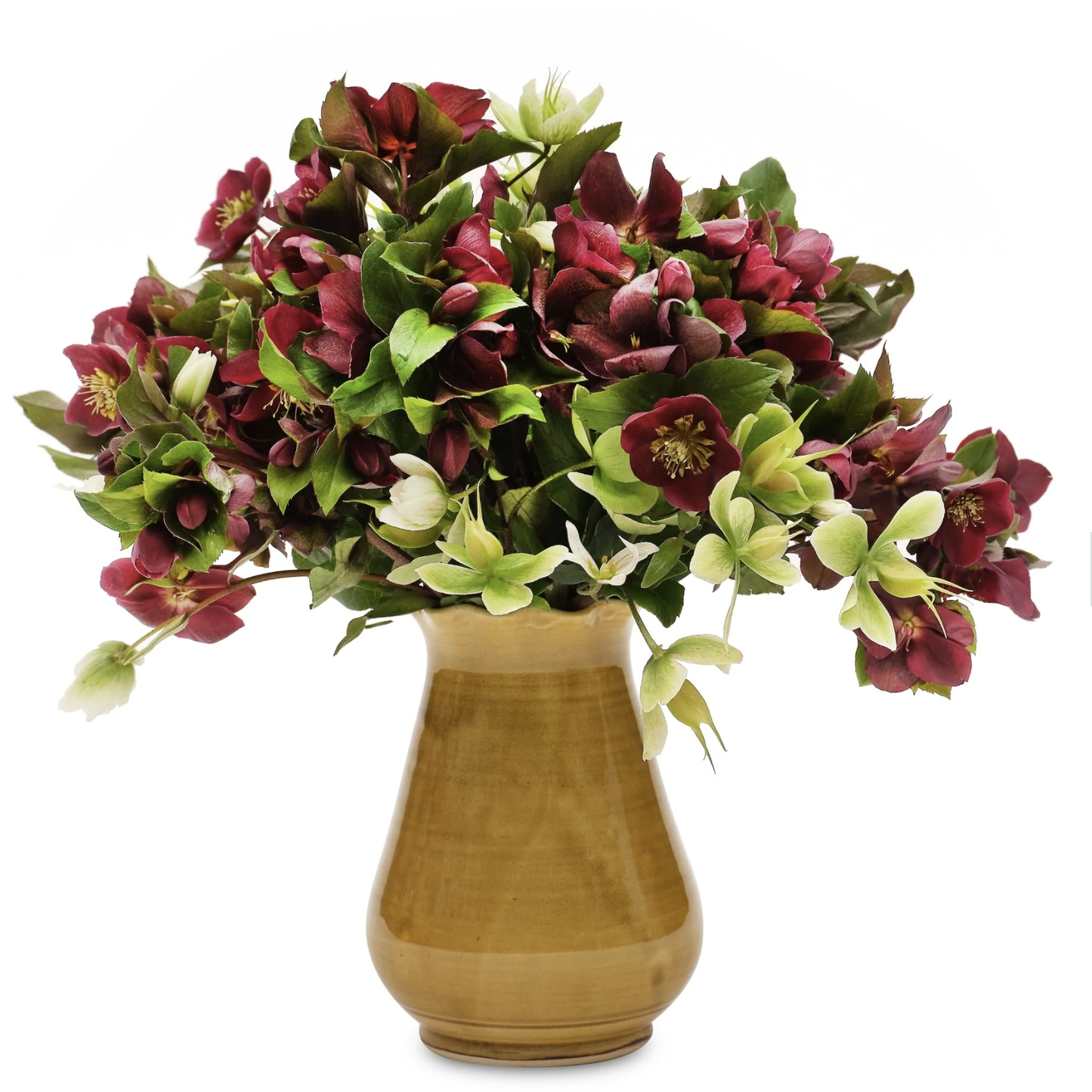 Narrow Mouth Carafe Vase in Gold