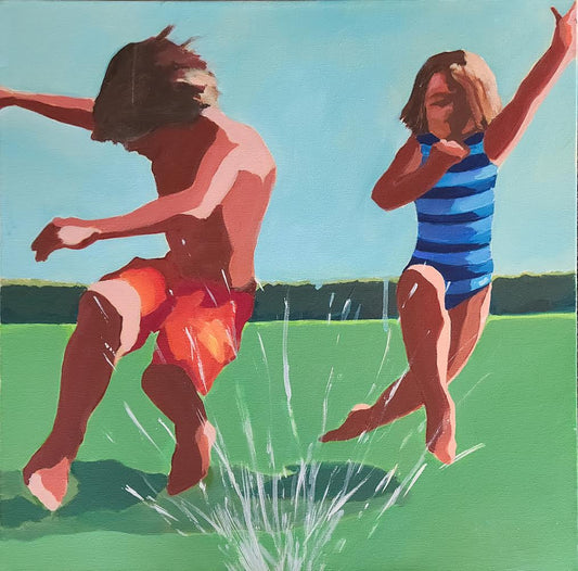 "Running Through The Sprinkler" by MEGAN RUCH