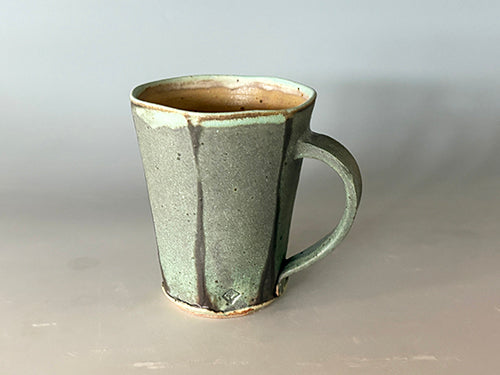 Handmade Tall Mug - Green