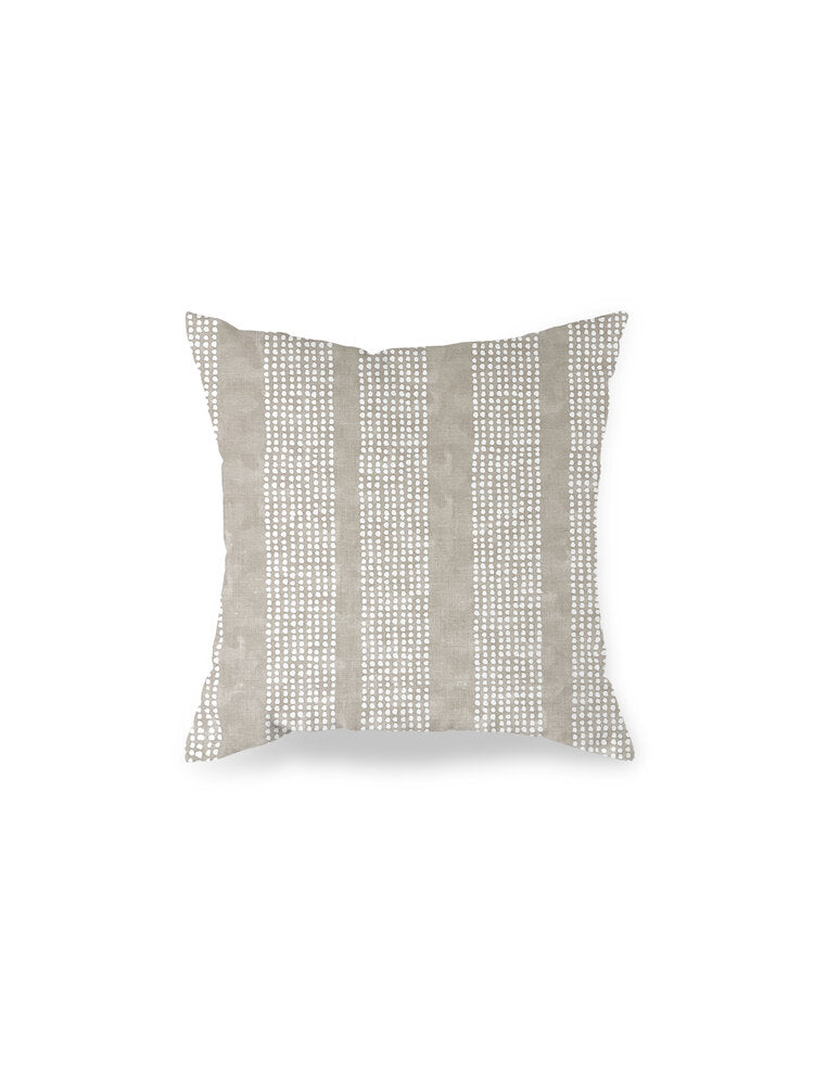 "Dotted Stripe" Pillow in Mahonia
