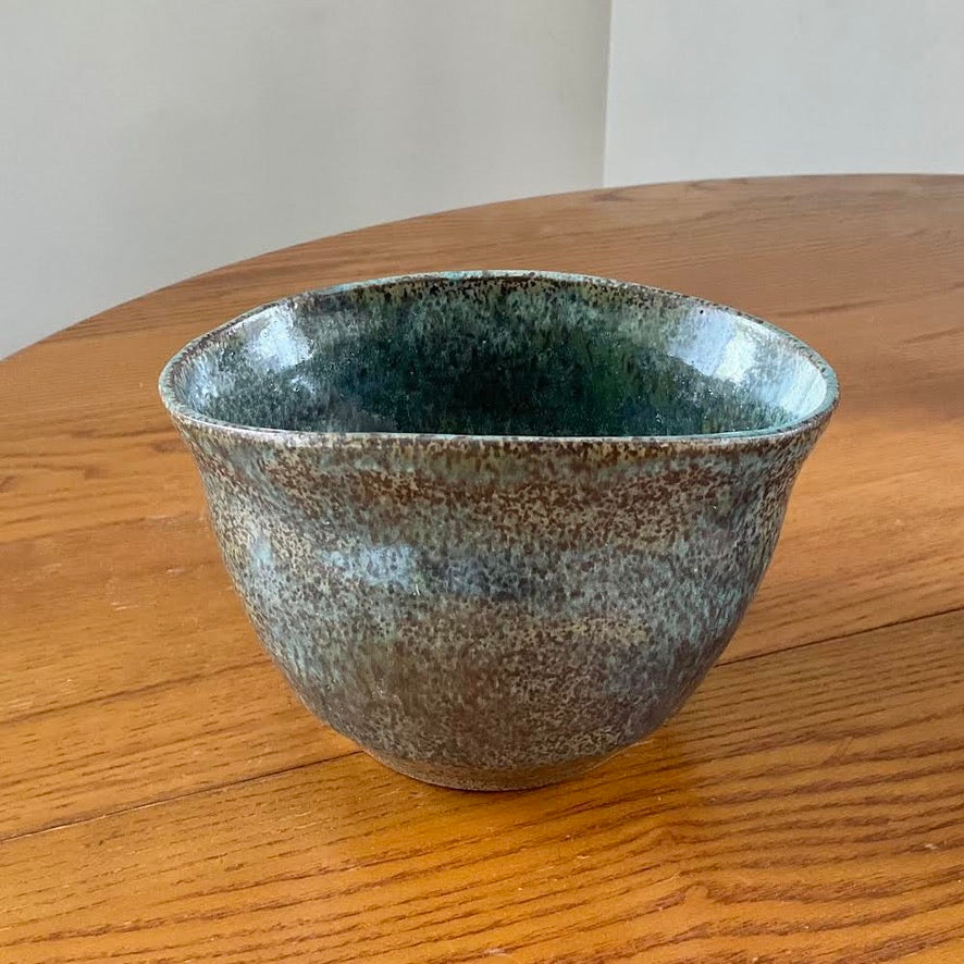 Claude Renaud Verdi Gris Ovoid Vase