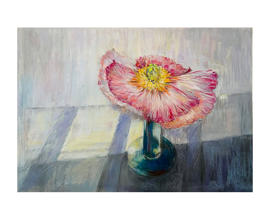 "Poppy in Green Vase"