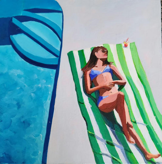"Lounging by the Pool" by MEGAN RUCH