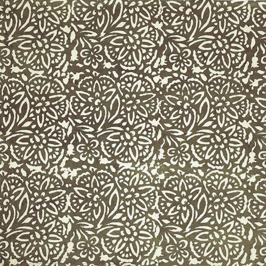 Passiflora Kashish Hand Block Printed Napkin - Brown