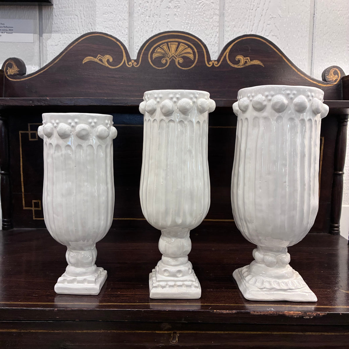 Dorie Vase on Pedestal II