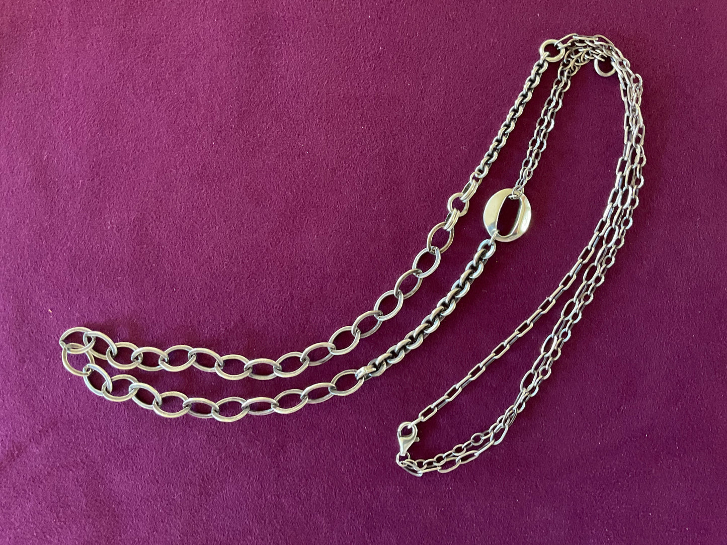 Claude Renaud - Cable Rope Necklace - Sterling Silver