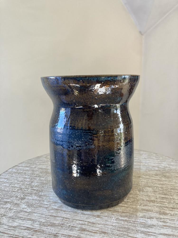 Claude Renaud Gloss Indigo Vase