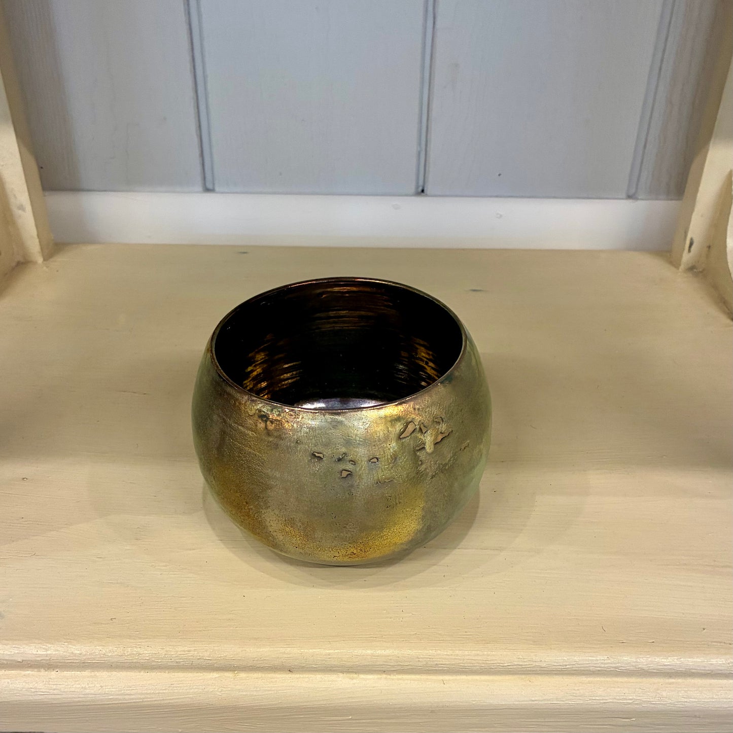 Tan Stoneware Bowls with Lustre Glaze Jack Rosenberg