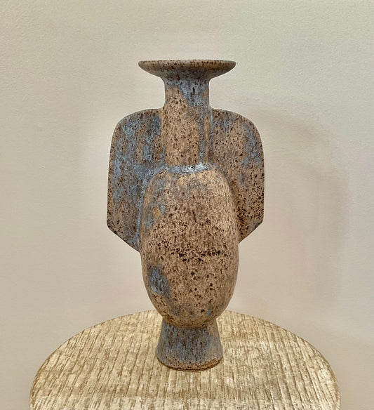 Claude Renaud Pale Blue Ghost Vase