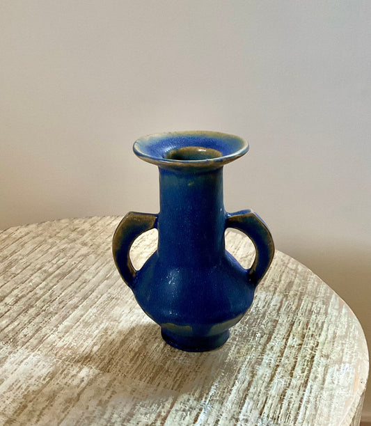 Claude Renaud Blue Mini Amphora Vase