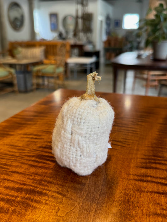 Handmade Wool Pumpkin - small