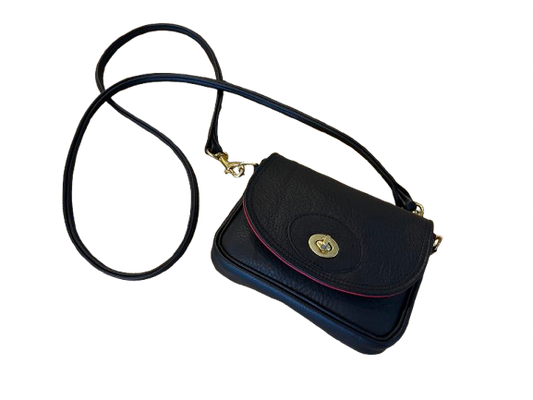 Small Oval Leather Bag