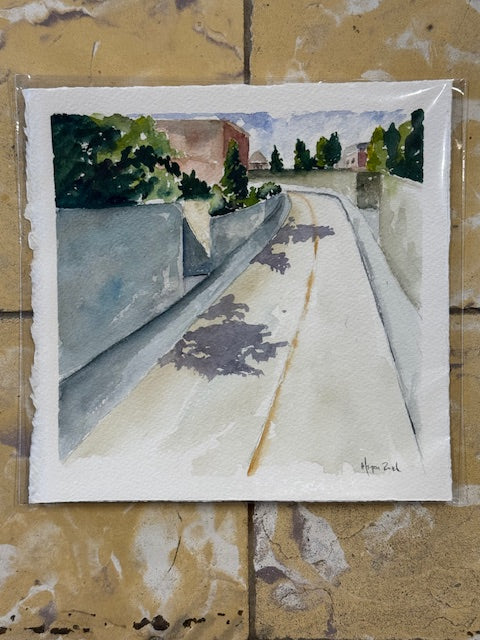 Original Watercolor - Road