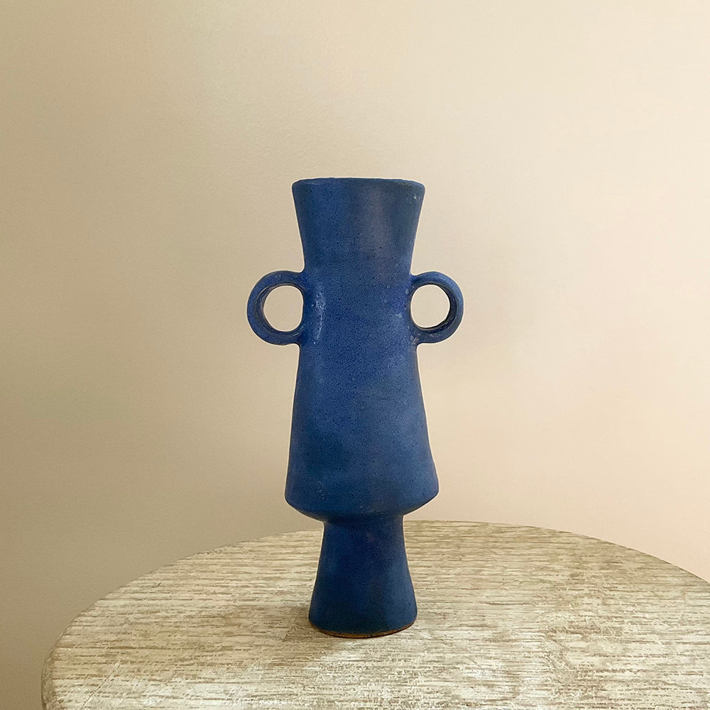 Cobalt Blue Slim Vase