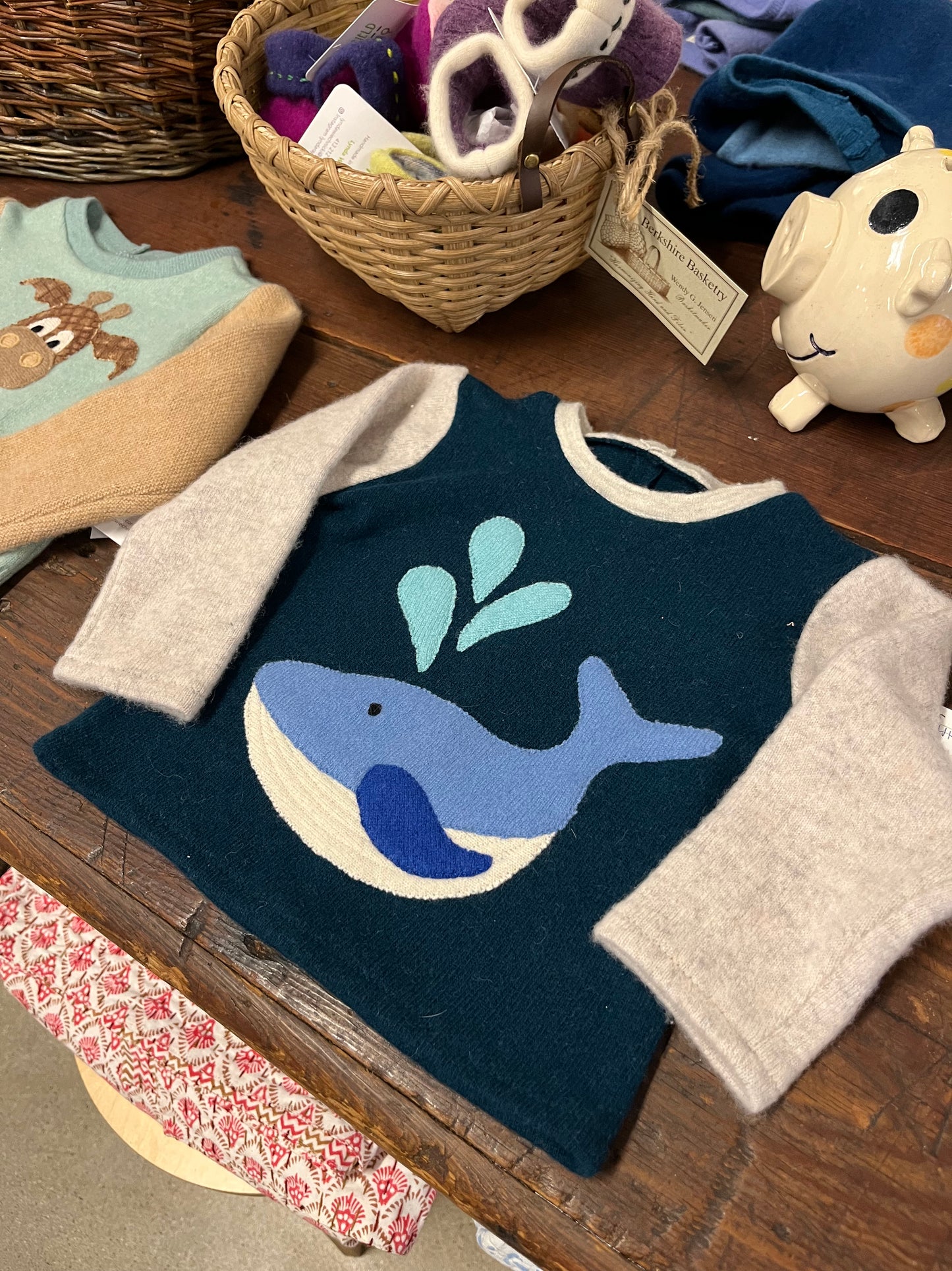 Repurposed Cashmere Children's Sweater - 12M