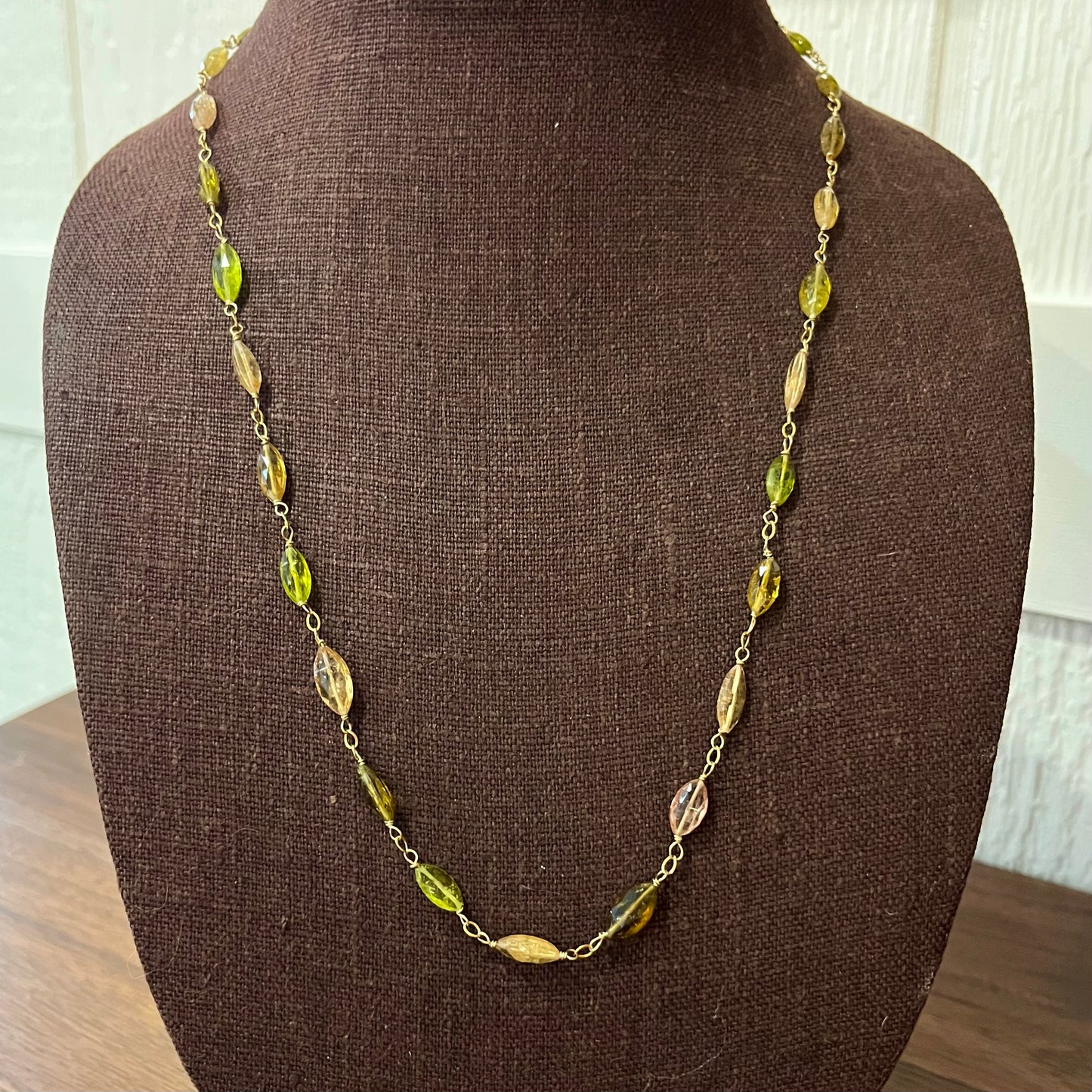 Green Tourmaline Necklace