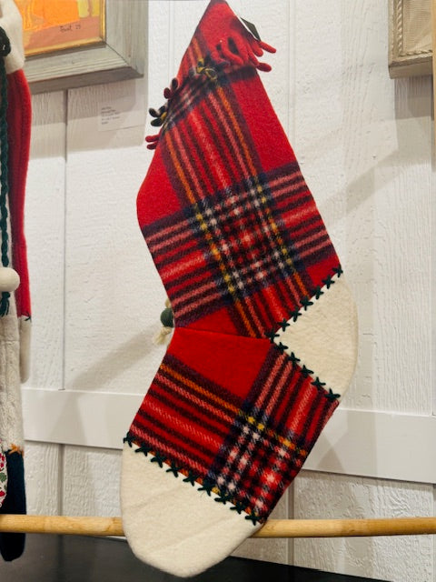 Repurposed Wool Stocking - Large