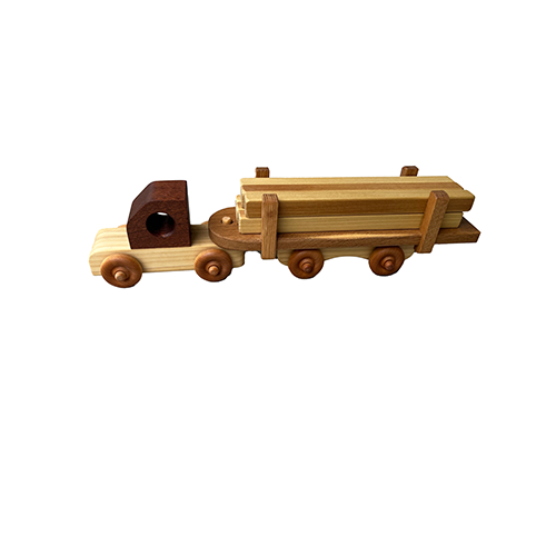 Toy Log Truck with Cab