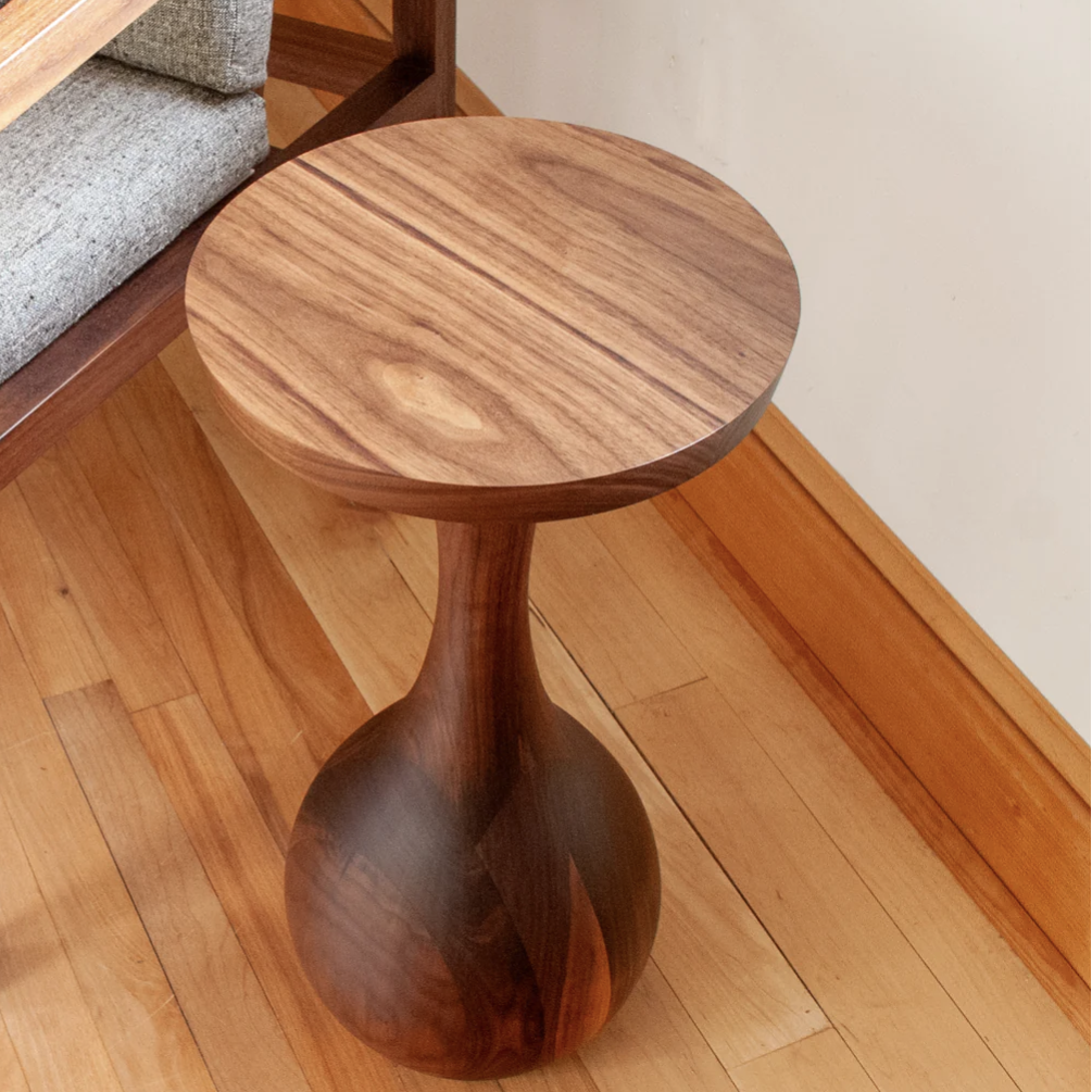 Amphoreus Side Table in Walnut