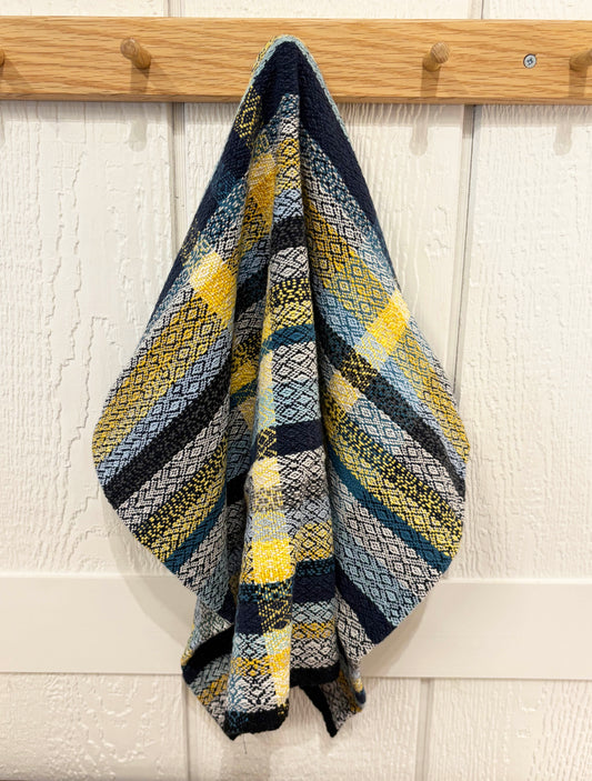 Handwoven Multi Stripe Cotton Hand Towel