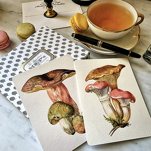 "Russula Mushrooms" Note Cards