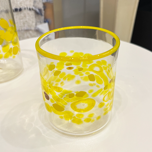 Hand Blown Speckled Glass - small