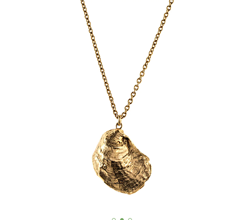 Oyster and Pearl Necklace
