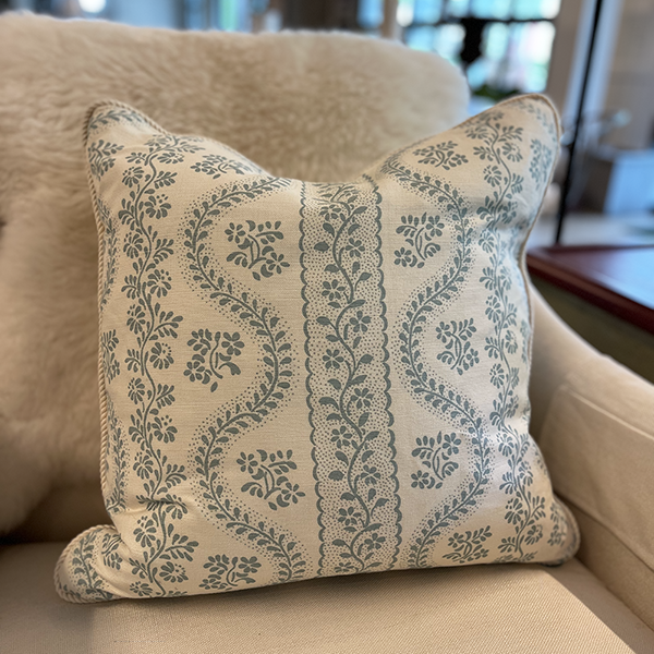 Upcycled Sister Parish "Dolly" Pillow