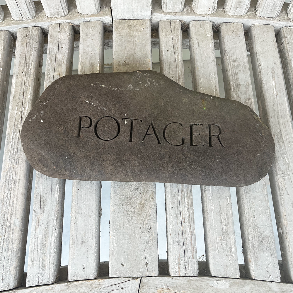 "Potager" Stone Marker
