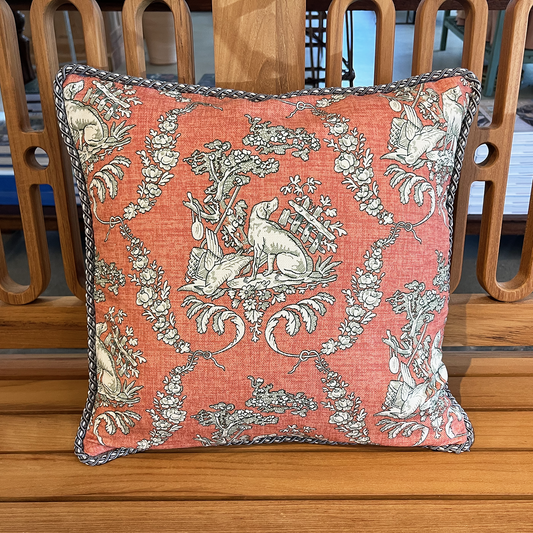 Brunswick Hunting Toile Pillow