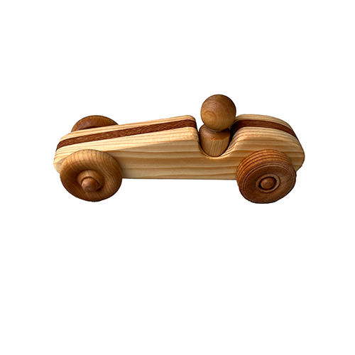 Toy Racecar and Driver