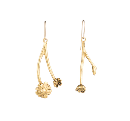 Battery Bowman Root Earrings